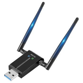 1300 Mbps с Далечен бой USB Wifi Адаптер За Настолен КОМПЮТЪР, Лаптоп, USB, Безжичен Адаптер двойна лента 2,4 Ghz И 5 Ghz Интернет-Устройство
