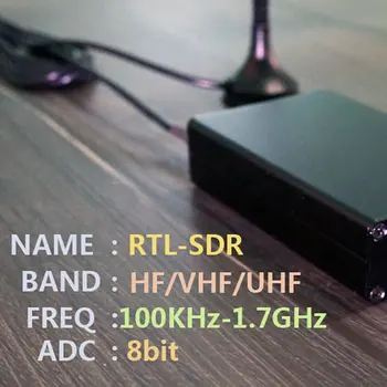 Радио 100 khz-1,7 Ghz Полнодиапазонный UV-КВ RTL-SDR USB Тунер RTLSDR USB ключ RTLSDR с RTL2832u R820t2 RTL SDR-ресивером