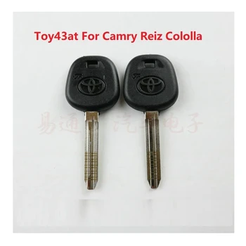 5 бр. на линеен ключ с гравирани Toy43at за Toyota Camry Reiz Corolla, автомобилни везни за ключове, режещи туристи, billet