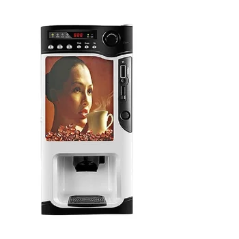 OEM Customize 2023, нов дизайн, висока производителност търговска вендинг автомат за кафе с монетоприемником в търговски център