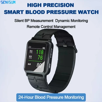 Нов Медицински CFDA Точен Уред За Измерване на Кръвно Налягане Smartwatch С Дълъг Батерия Медицински Монитор BP HR Health Care Smart Men Elder За часа D