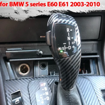 Щепсела и да Играе Led Дръжка Дръжка на скоростния Корона на скоростния За BMW 5 серия E60 E61 520i 523i 525i 528i 530i 535i 540i 2003-2010