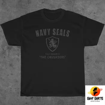 Военноморска специални сили NSWDG Seal Team Six Gold Squadron Devgru Sniper Нова Тениска Мъжка тениска от 100% памук С къс ръкав И кръгло деколте