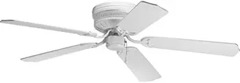 Вентилатори AirPro Шушу, диаметър 52 инча x височина 8-1 / 8 инча, бял